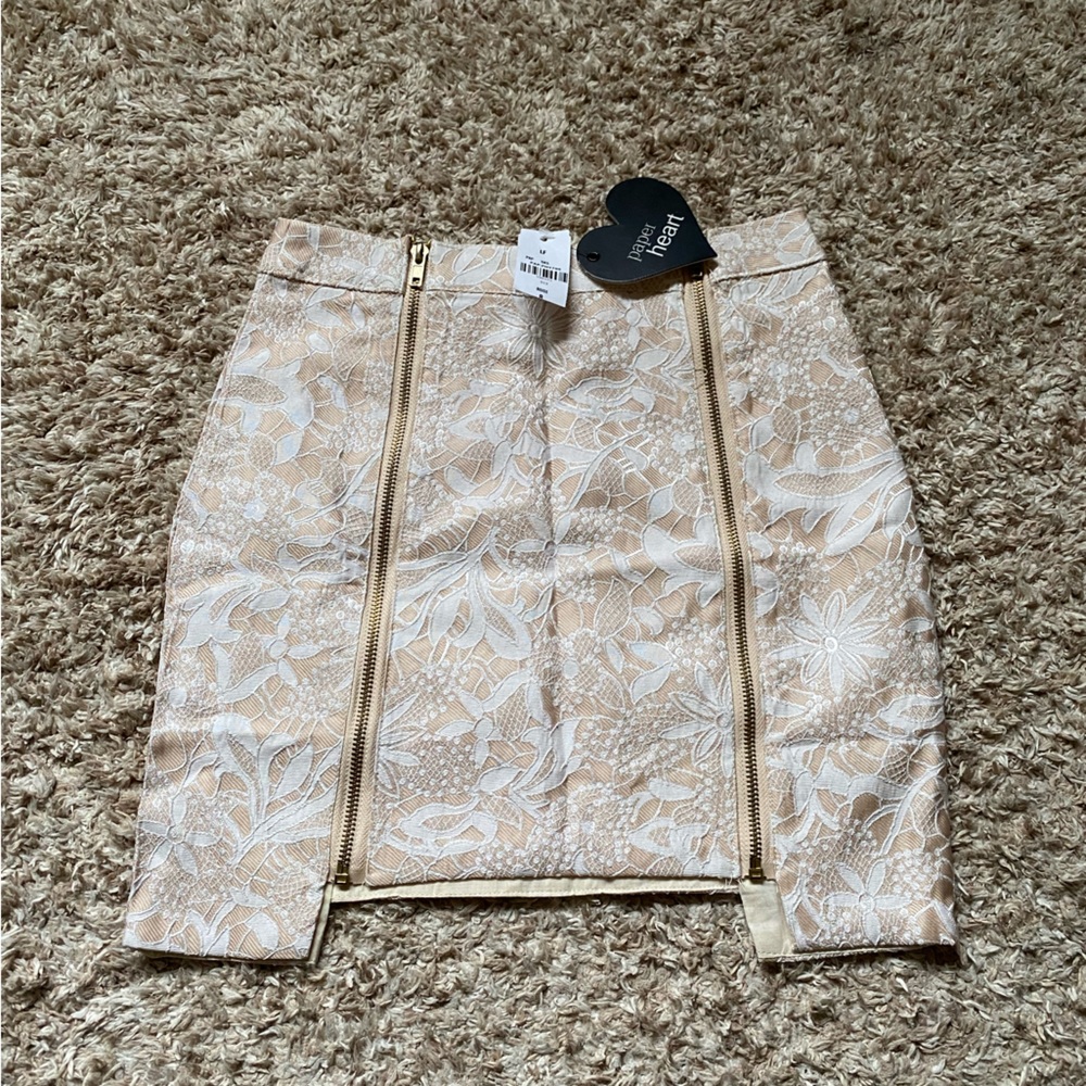 Floral Pencil Mini Skirt